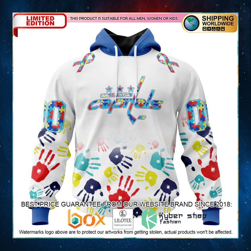 nhl washington capitals autism awareness personalized 3d hoodie shirt 1 387