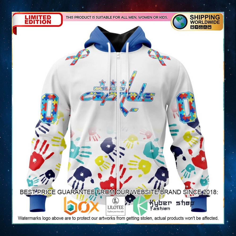 nhl washington capitals autism awareness personalized 3d hoodie shirt 2 324