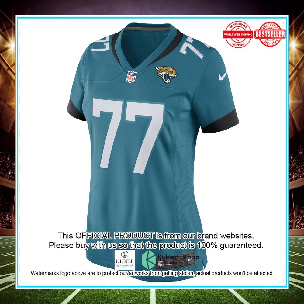 nick ford jacksonville jaguars nike womens game player teal football jersey 2 51