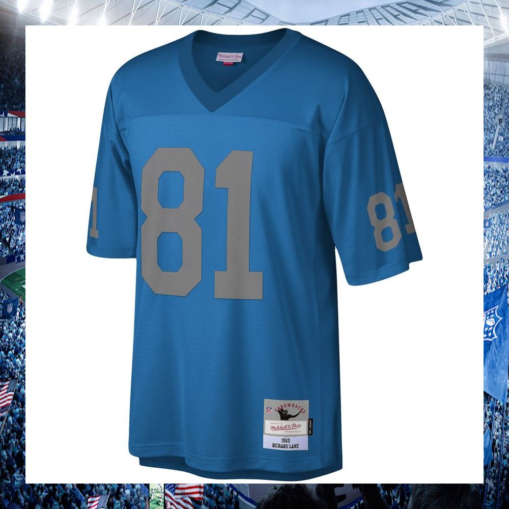 night train lane detroit lions mitchell ness legacy replica blue football jersey 2 546