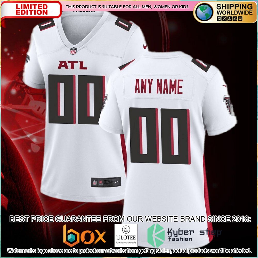 nike atlanta falcons womens custom white football jersey 1 279