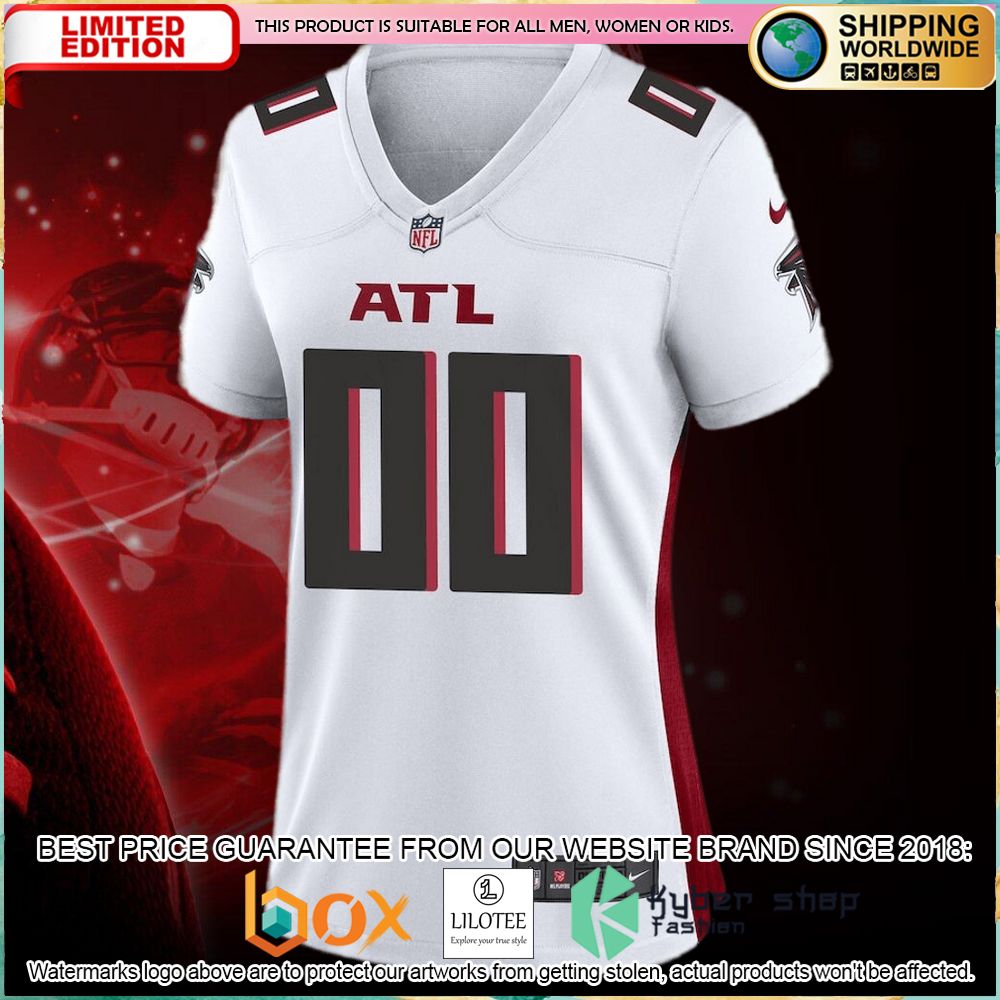 nike atlanta falcons womens custom white football jersey 2 130