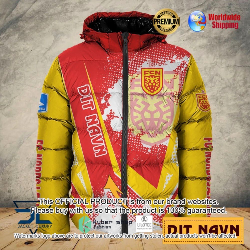 nordsjaelland fc custom name 3d puffer down jacket bomber jacket 1 377