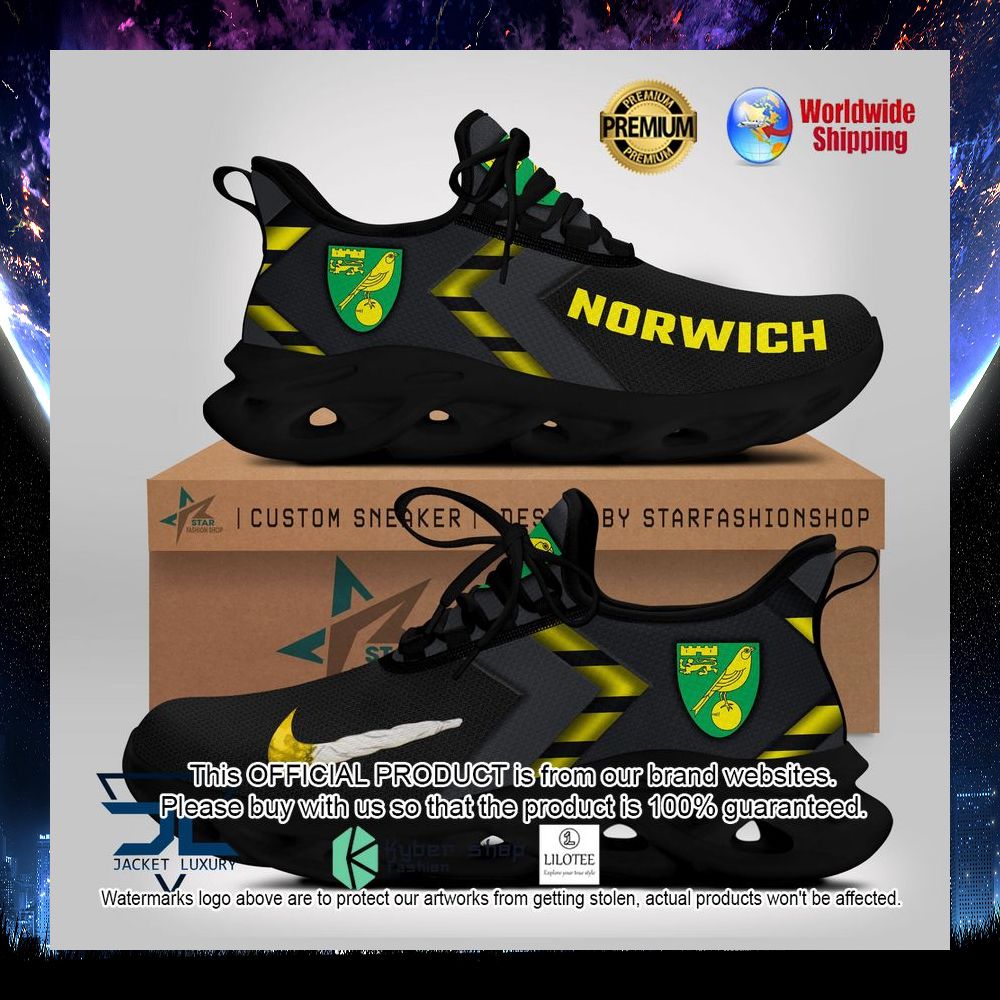 norwich city clunky max soul shoes 1 372