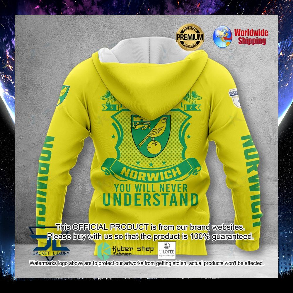 norwich city the canaries 3d hoodie shirt 2 665