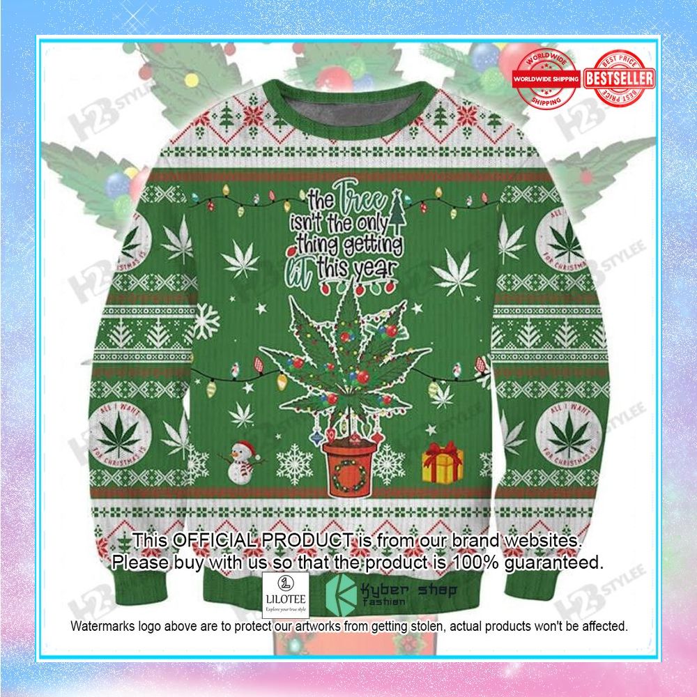 the tree isnt the only thing getting this year ugly christmas sweater 1 114