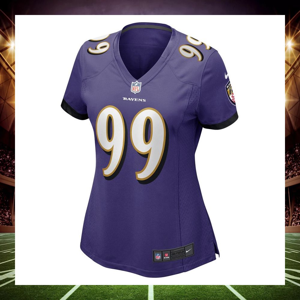 odafe oweh baltimore ravens purple football jersey 2 245
