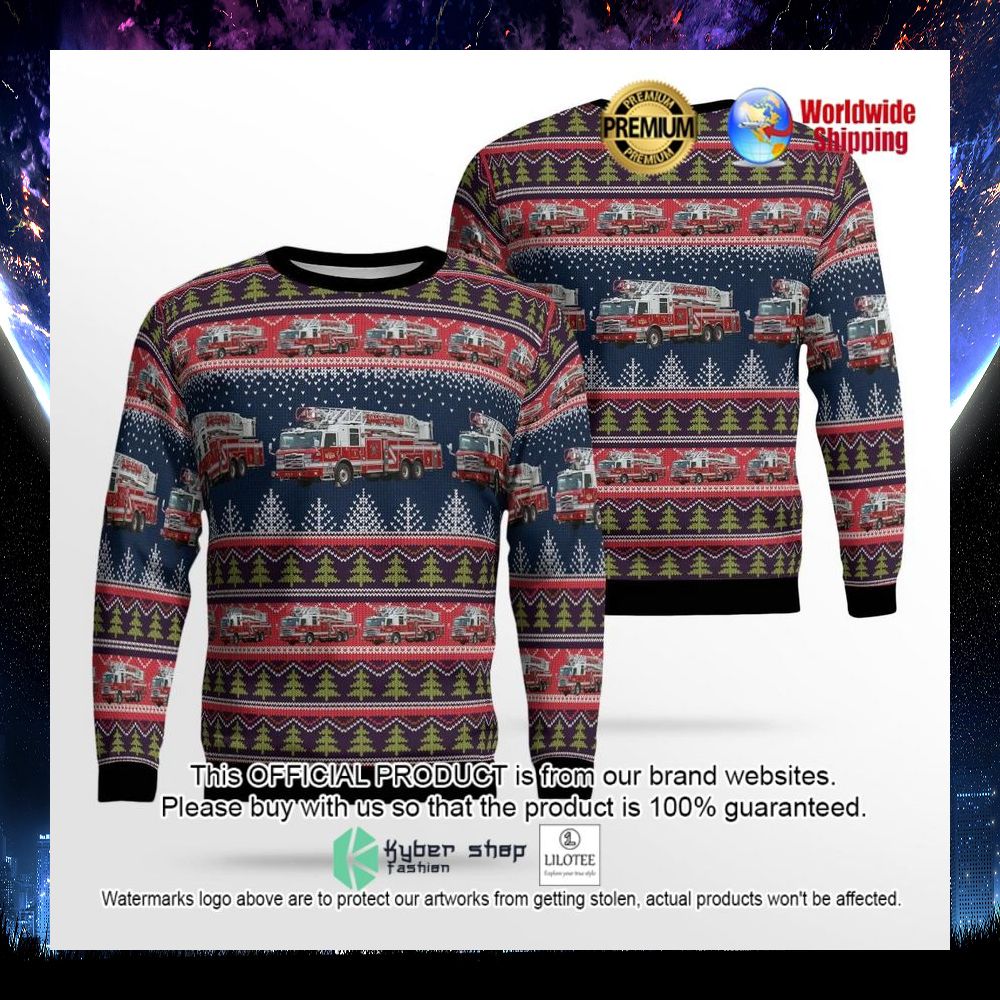 oklahoma city fire department ugly sweater 1 810