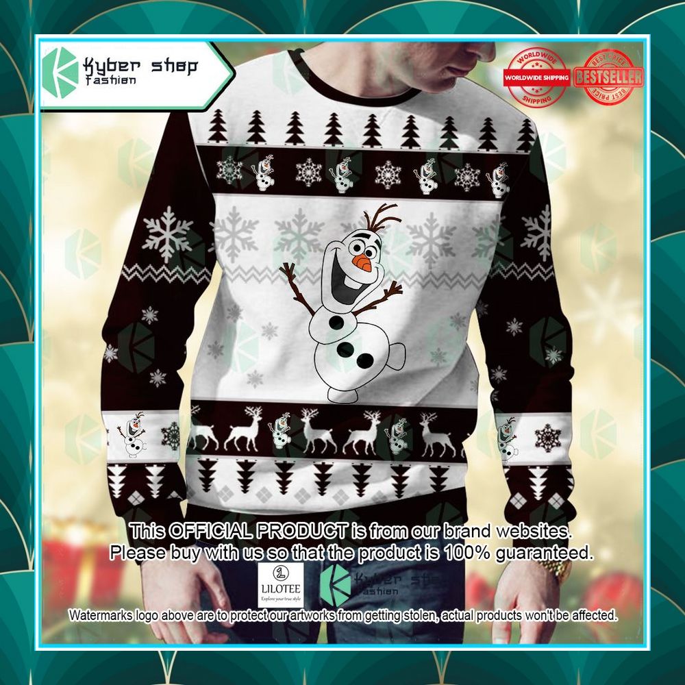 olaf at home with olaf ugly sweater 2 820