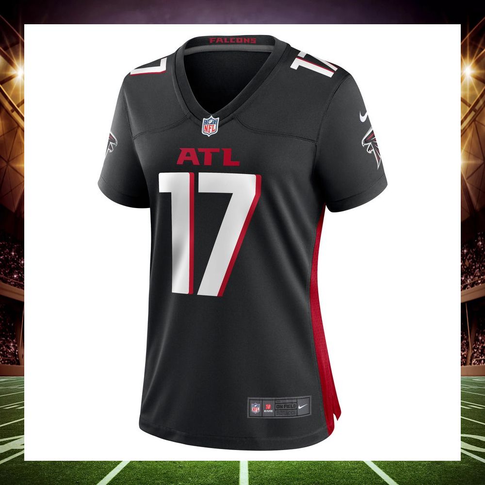 olamide zaccheaus atlanta falcons black football jersey 2 901