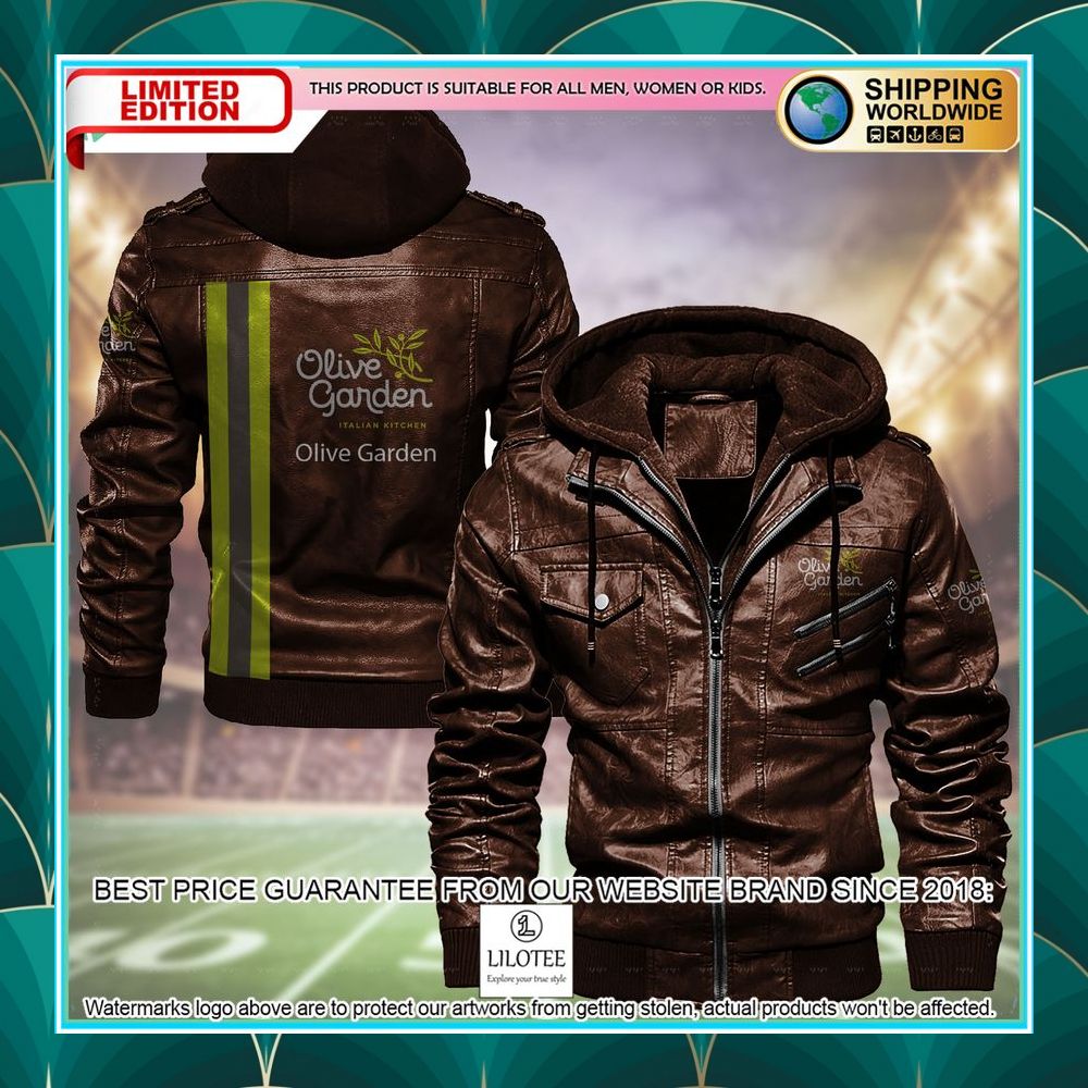 olive garden leather jacket 1 482