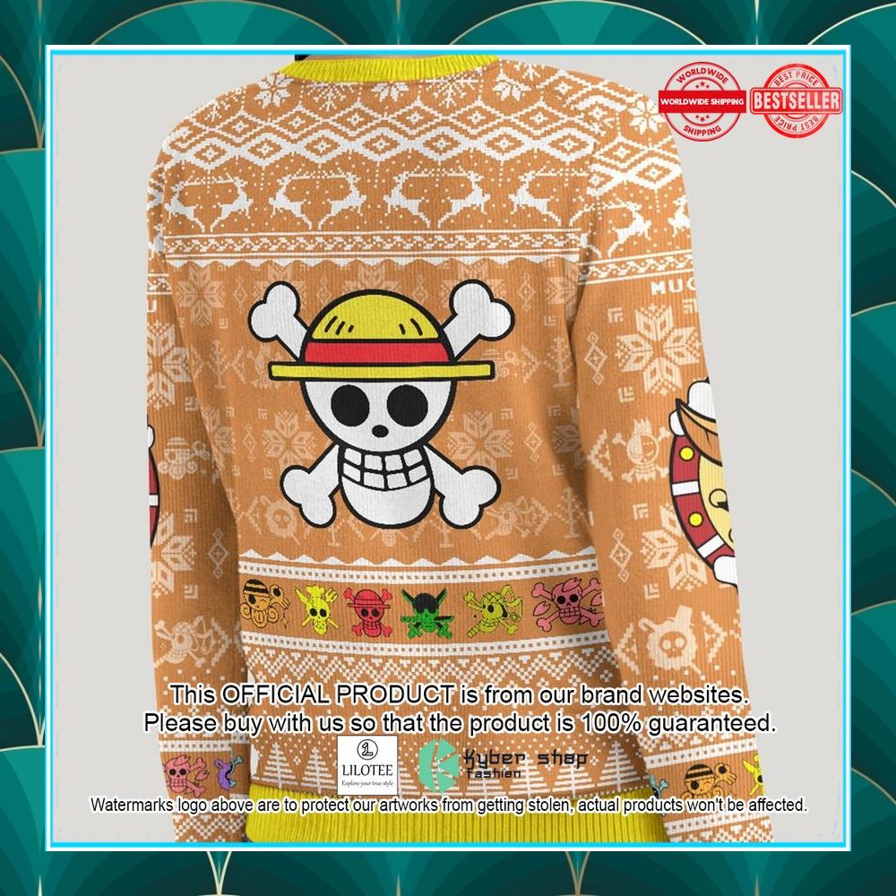 one piece merry mugiwara pirates christmas sweater 1 821