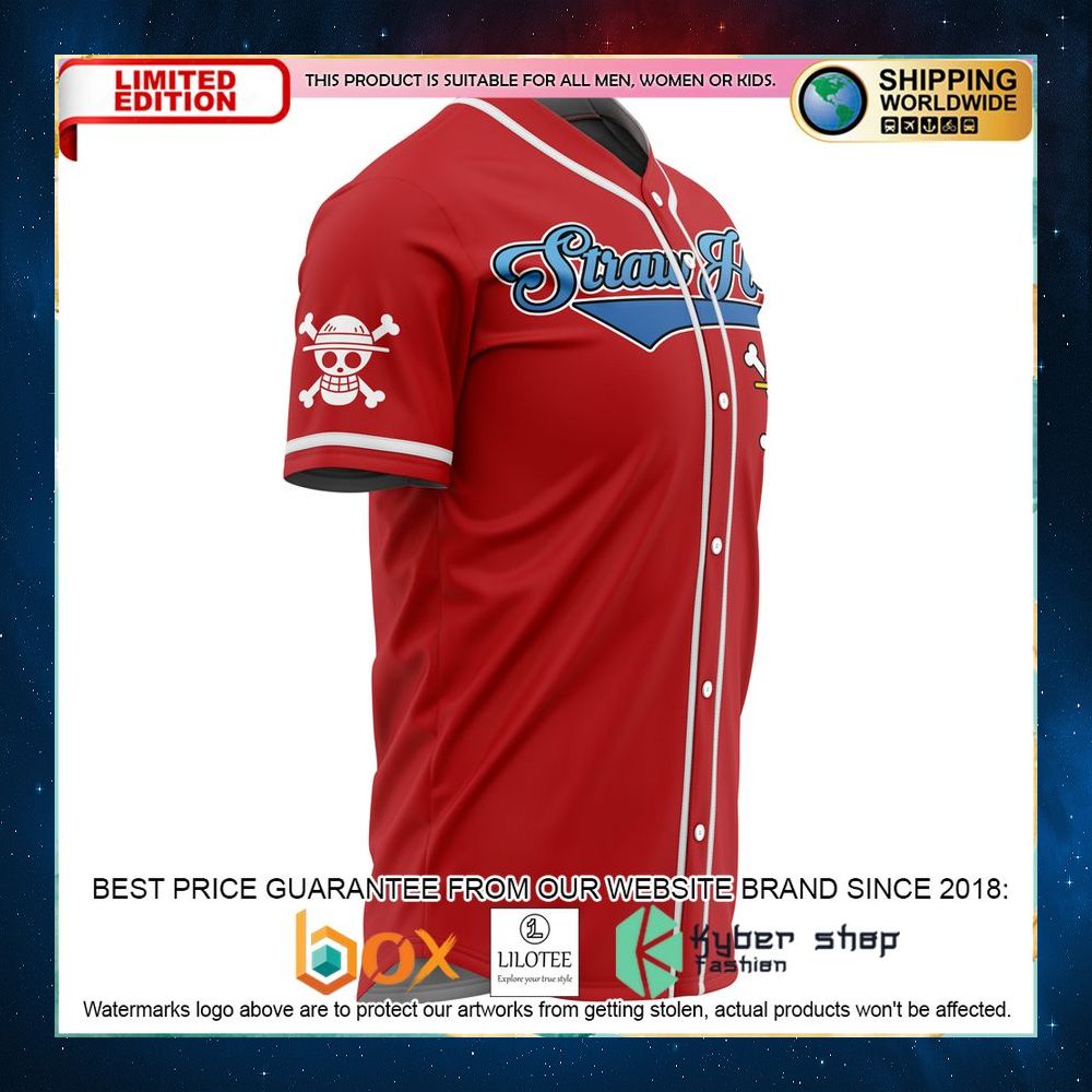 One Piece Straw Hats Baseball Jersey - LIMITED EDITION 4 one piece straw hats baseball jersey 4 808