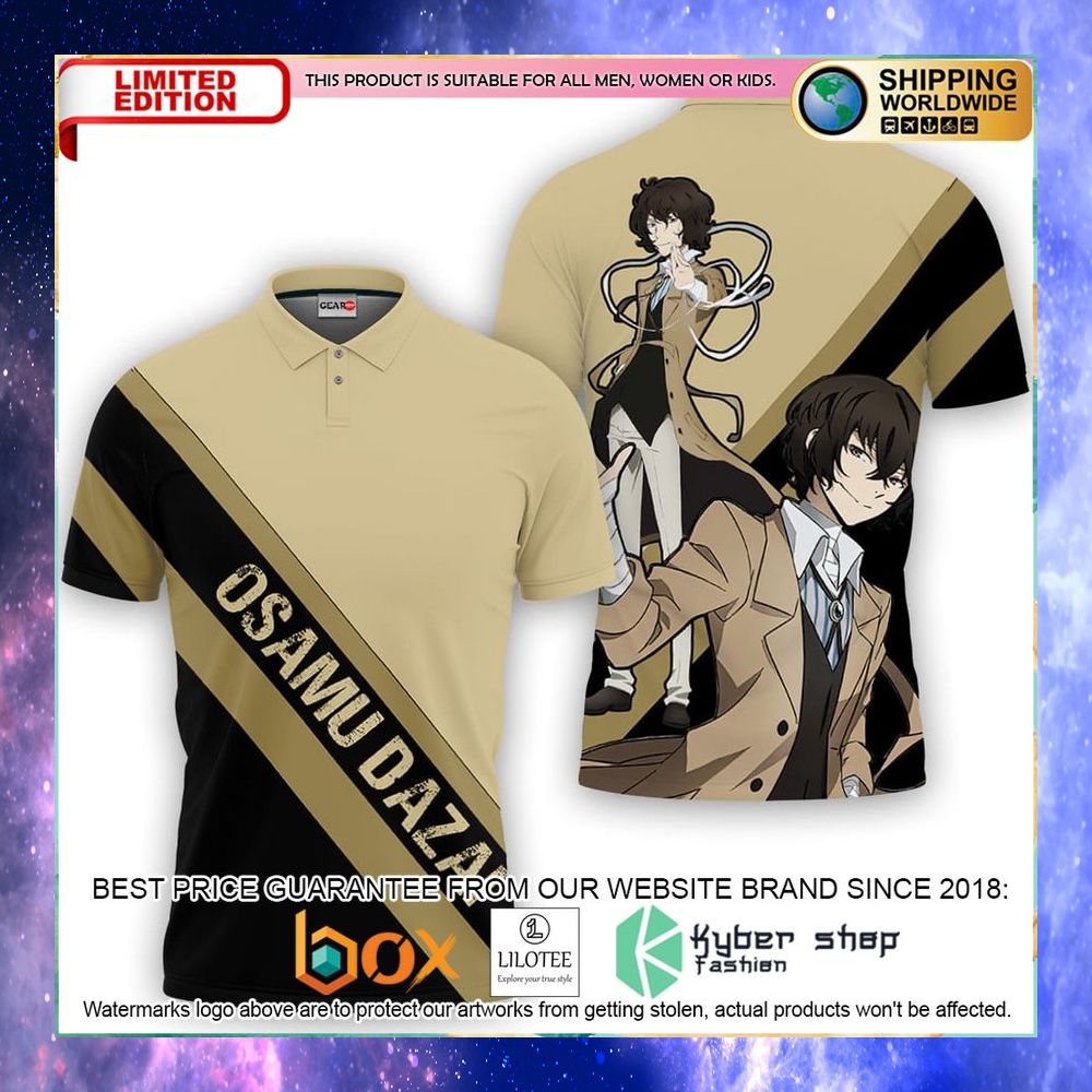 osamu dazai bungo stray dogs anime polo shirt 1 172