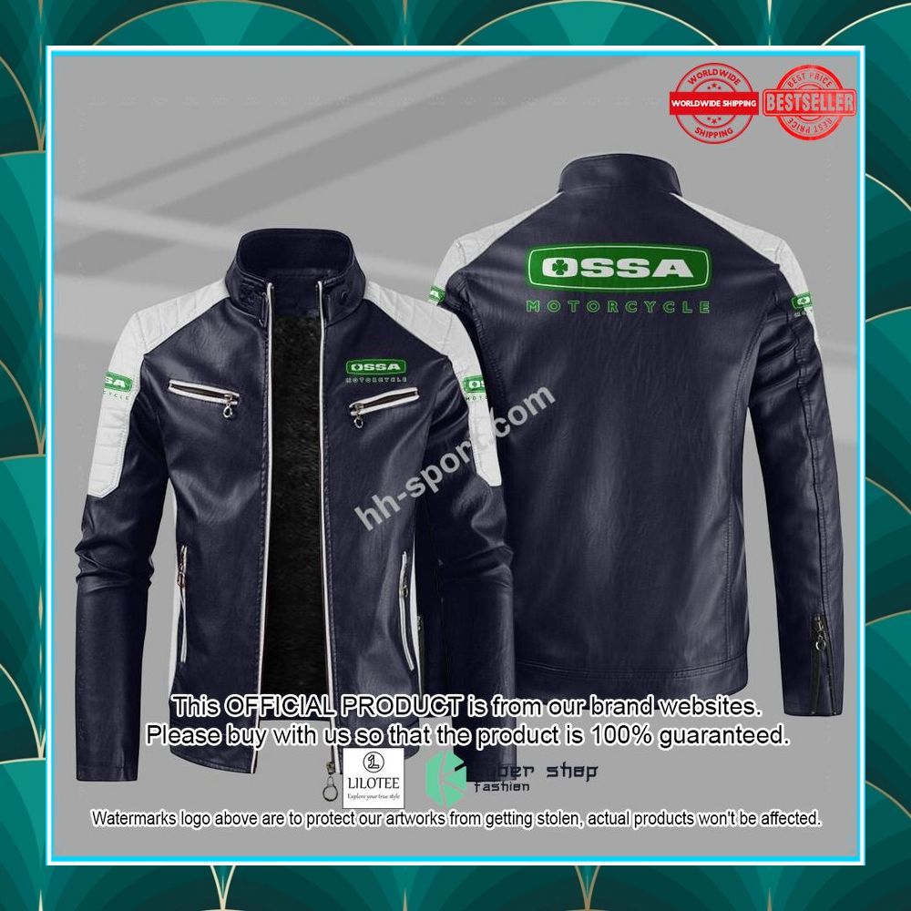 ossa motorcycle motor leather jacket 5 860
