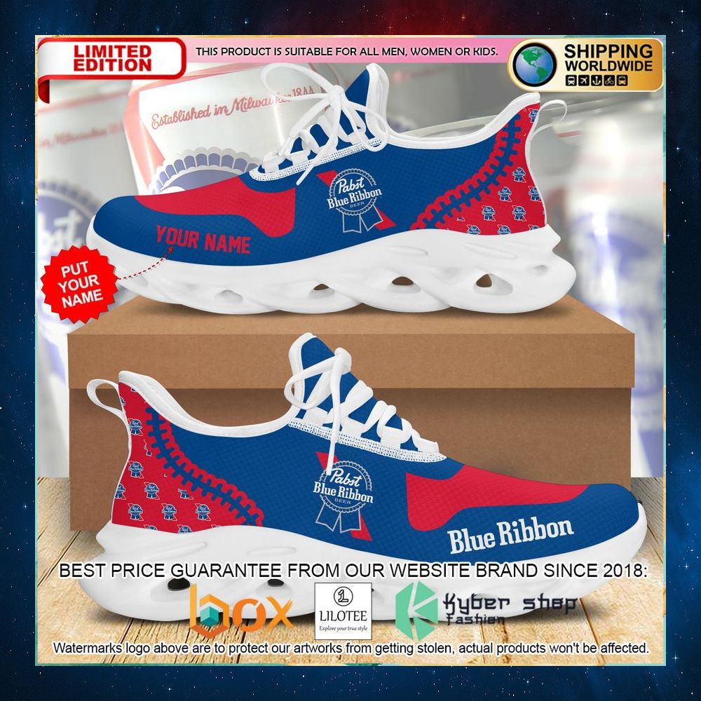 pabst blue ribbon custom clunky max soul shoes 1 688