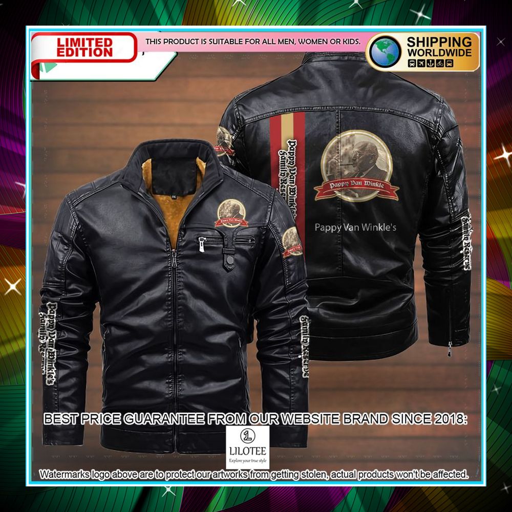 pappy van winkles leather jacket fleece jacket 4 601