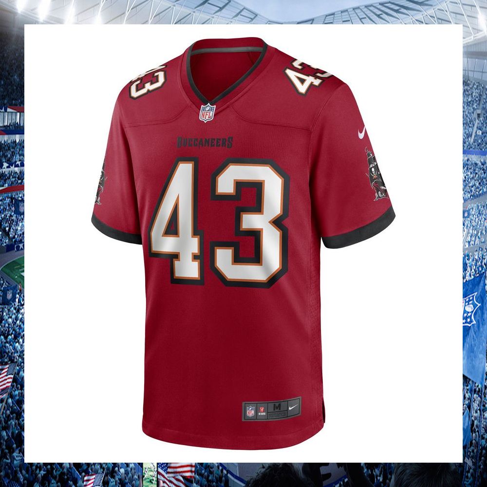 patrick laird tampa bay buccaneers nike red football jersey 2 12