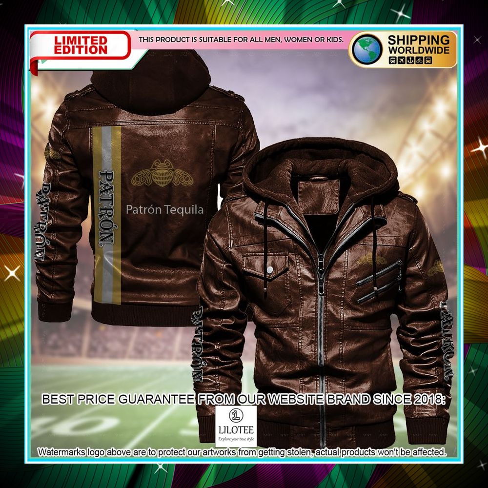 patron leather jacket fleece jacket 2 264