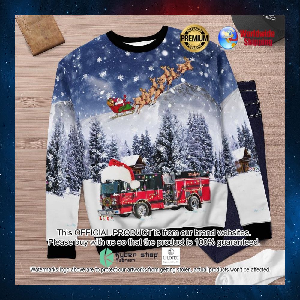 Pauls Valley, Oklahoma, Pauls Valley Fire Department Santa Sweater - LIMITED EDITION 6 pauls valley oklahoma pauls valley fire department santa sweater 6 402
