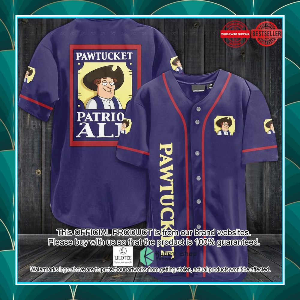 pawtucket patriot ale baseball jersey 1 434
