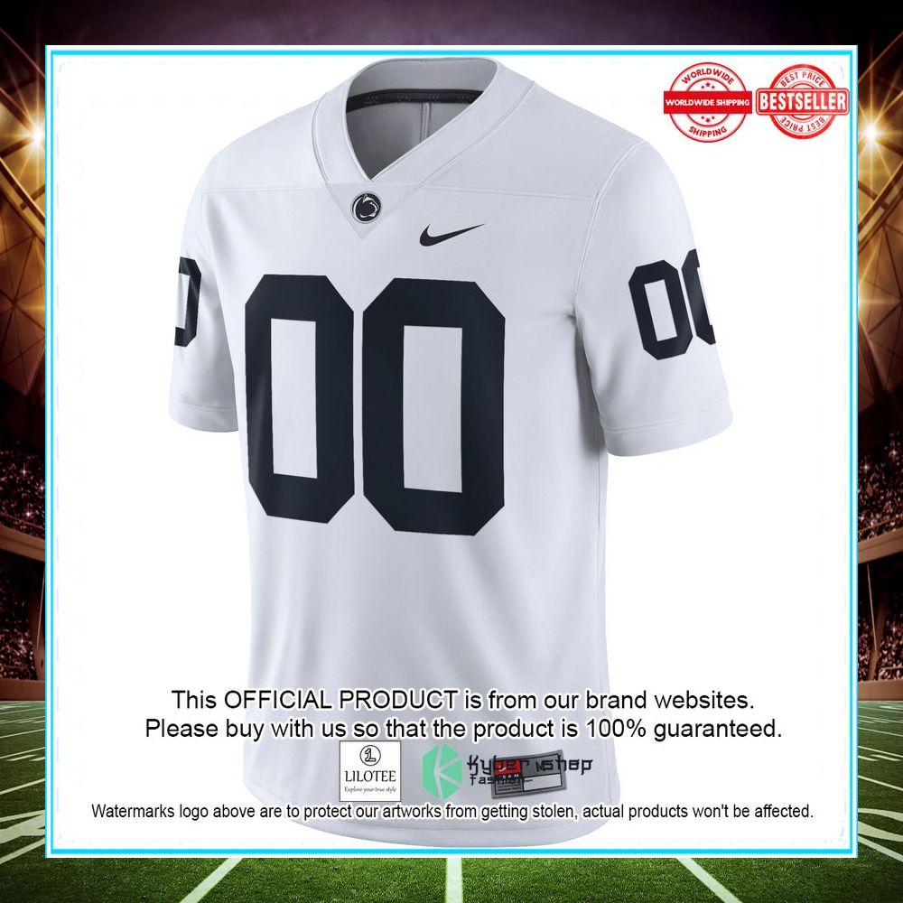 penn state nittany lions nike pick a player nil replica football white football jersey 2 854