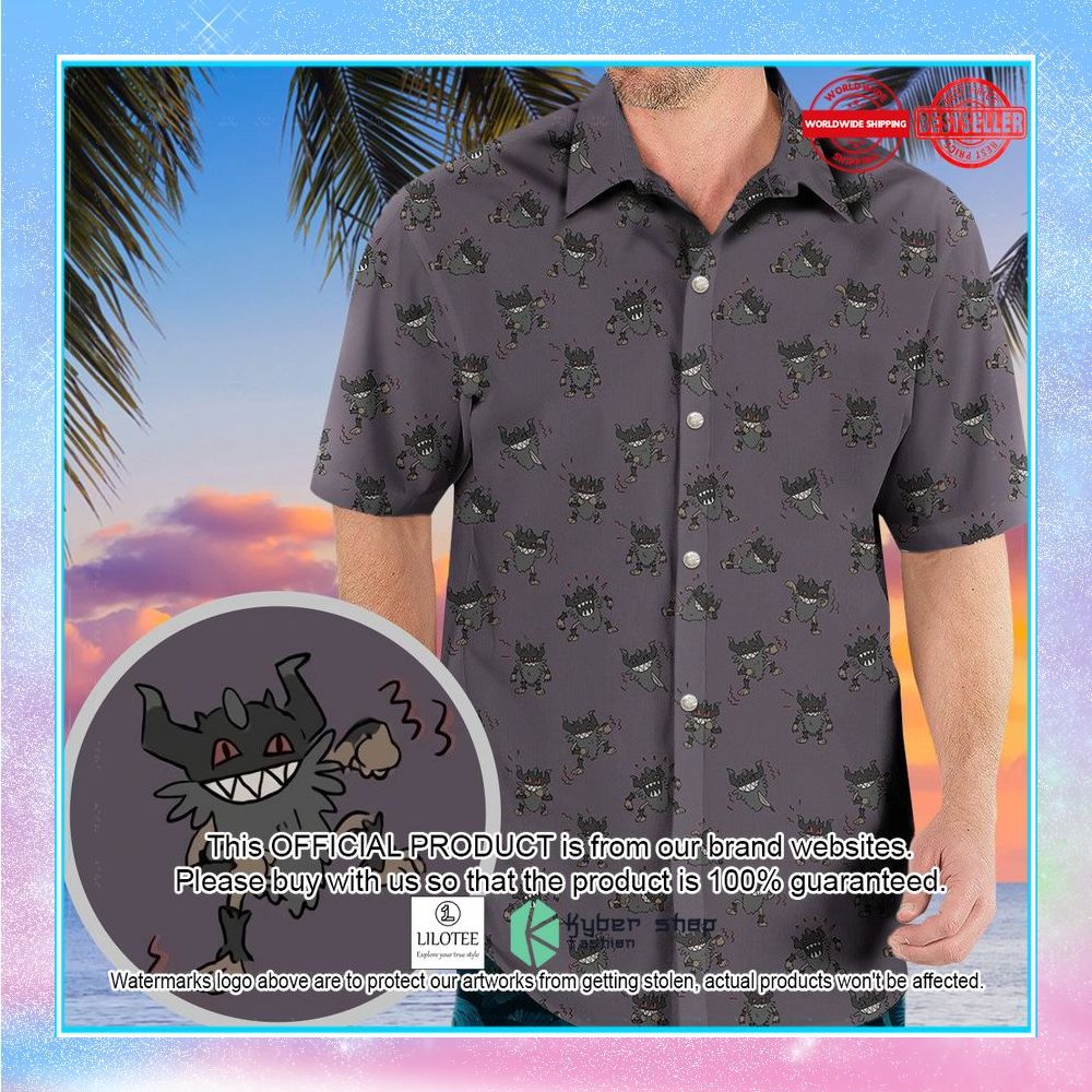 perrrrrserker pokemon pattern hawaiian shirt 1 874