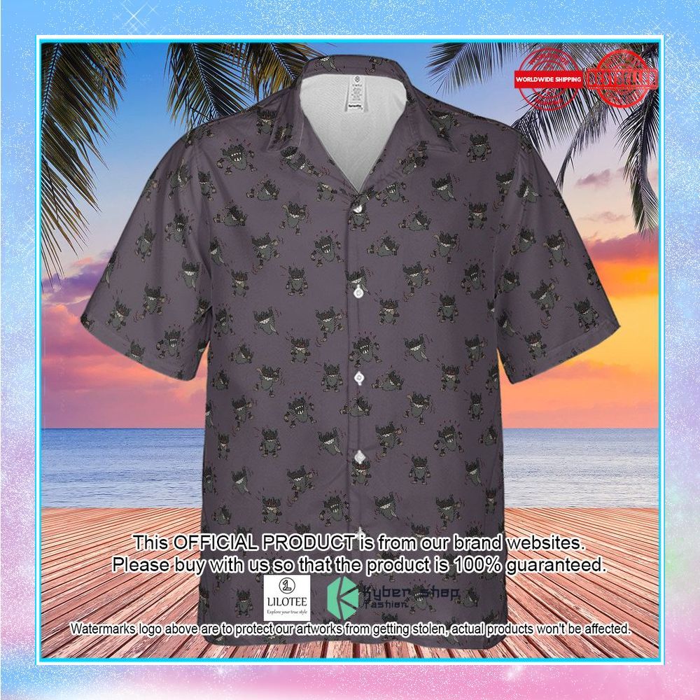 perrrrrserker pokemon pattern hawaiian shirt 2 441