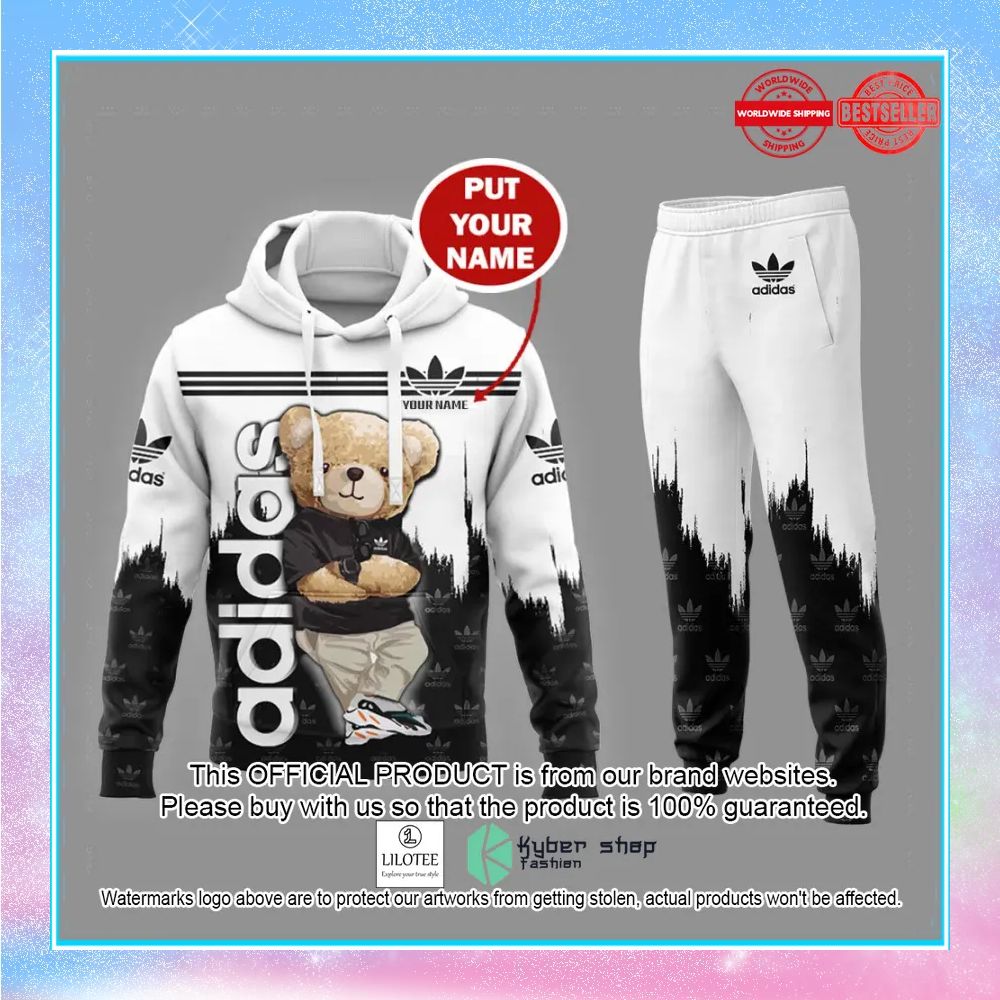 personalized adidas bear hoodie pants 1 447
