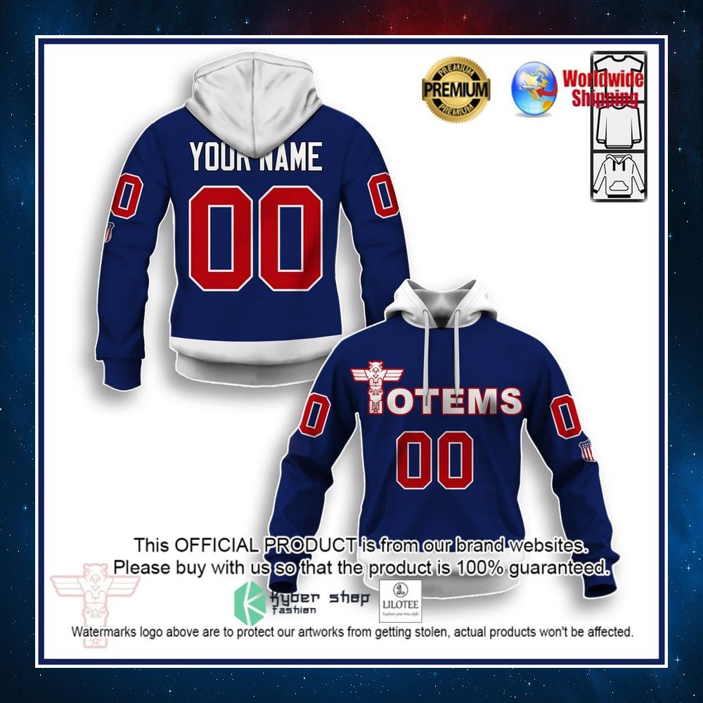personalized ahl seattle totems 1960 blue hockey 3d hoodie shirt 1 907