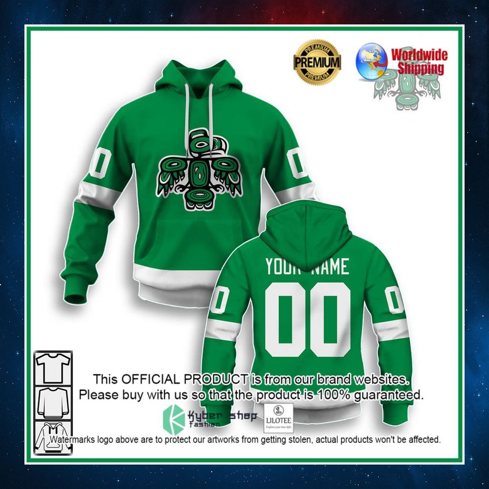 personalized ahl seattle totems green 1970 hockey 3d hoodie shirt 1 237