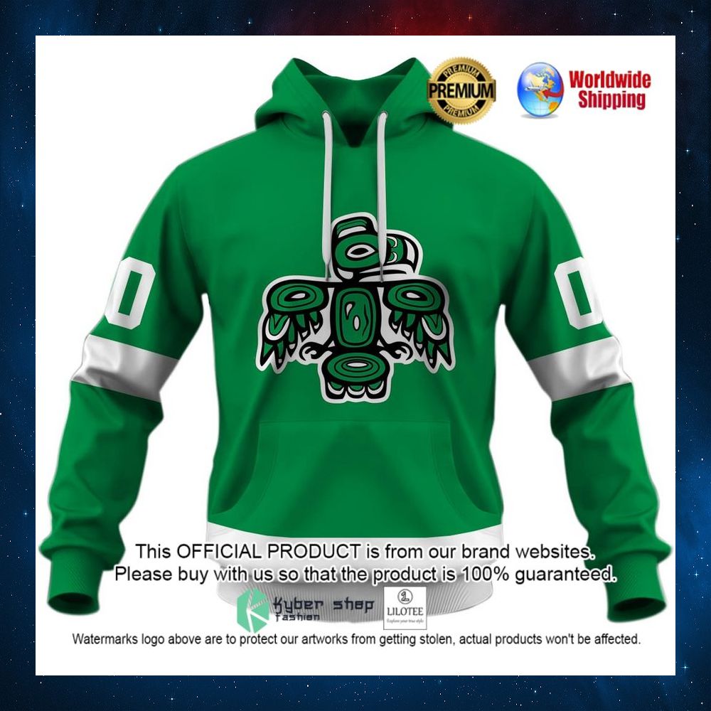 personalized ahl seattle totems green 1970 hockey 3d hoodie shirt 2 753