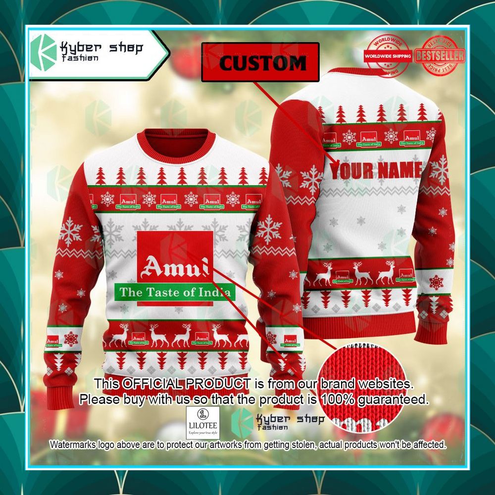 personalized amul ugly christmas sweater 1 288