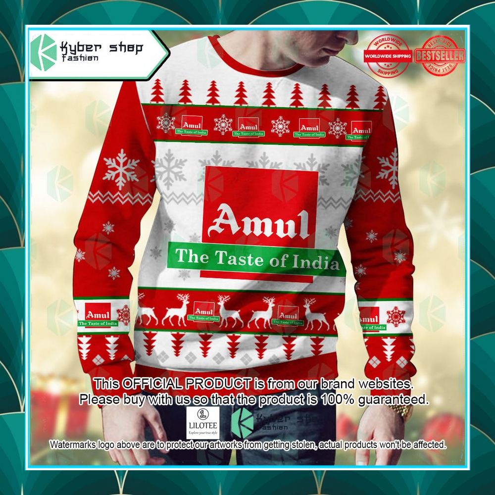 personalized amul ugly christmas sweater 2 739