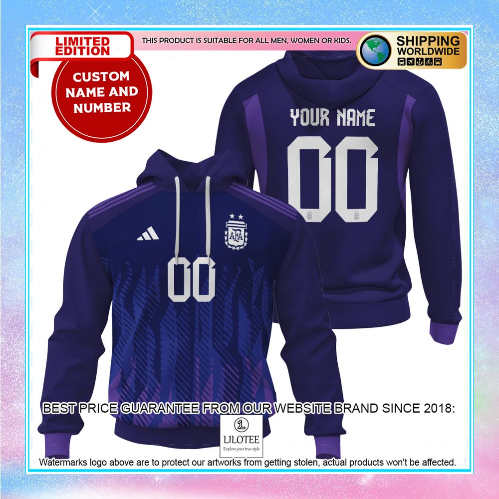 personalized argentina football team hoodie shirt 1 573