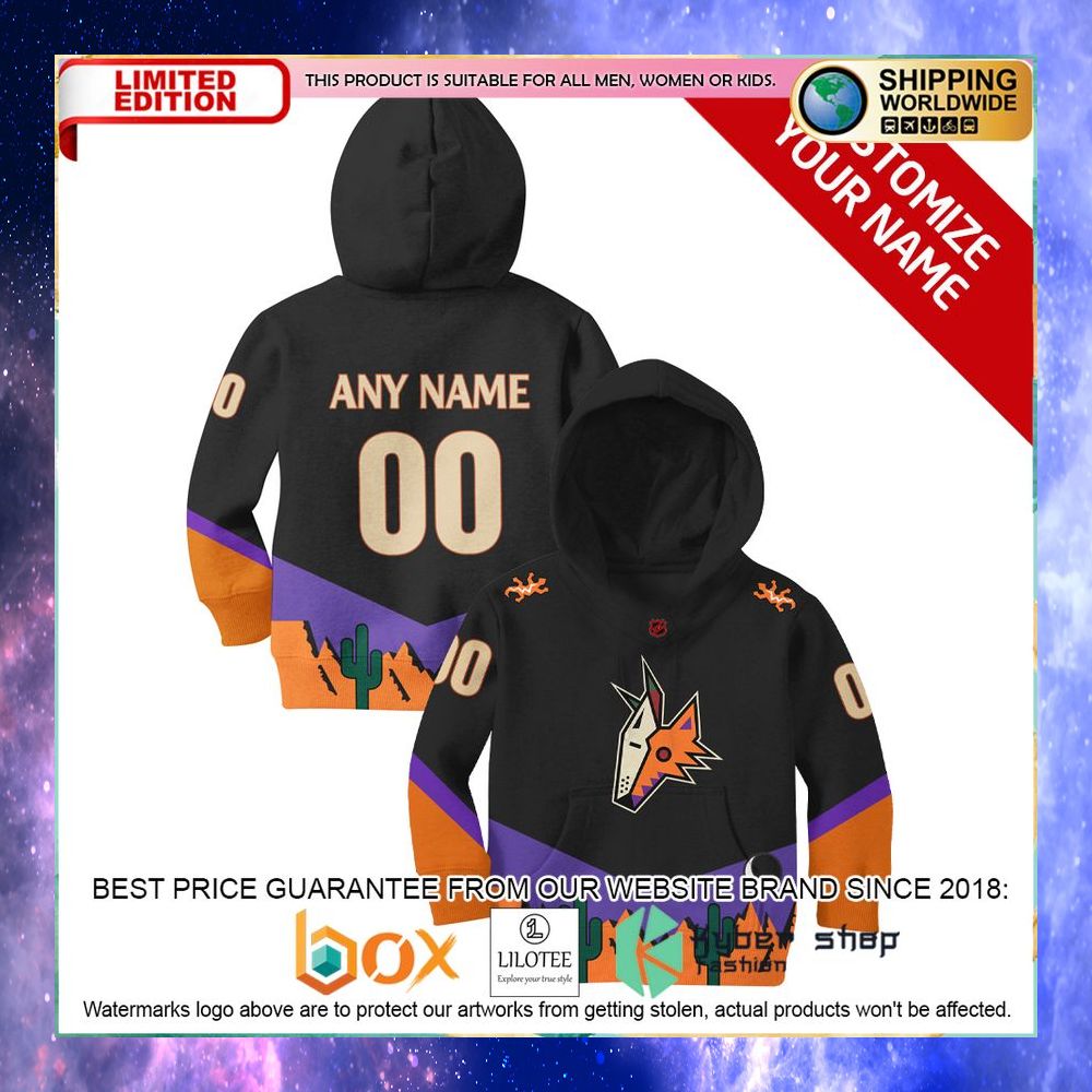personalized arizona coyotes nhl reverse retro hoodie shirt 1 180