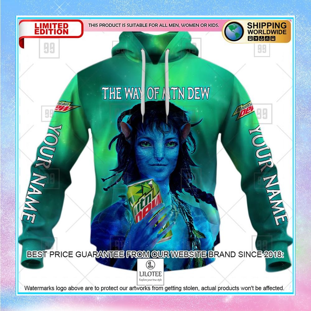 personalized avatar 2 the way of mountain dew shirt hoodie 2 752