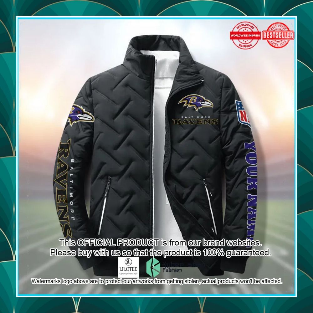 personalized baltimore ravens nfl puffer jacket 2 933