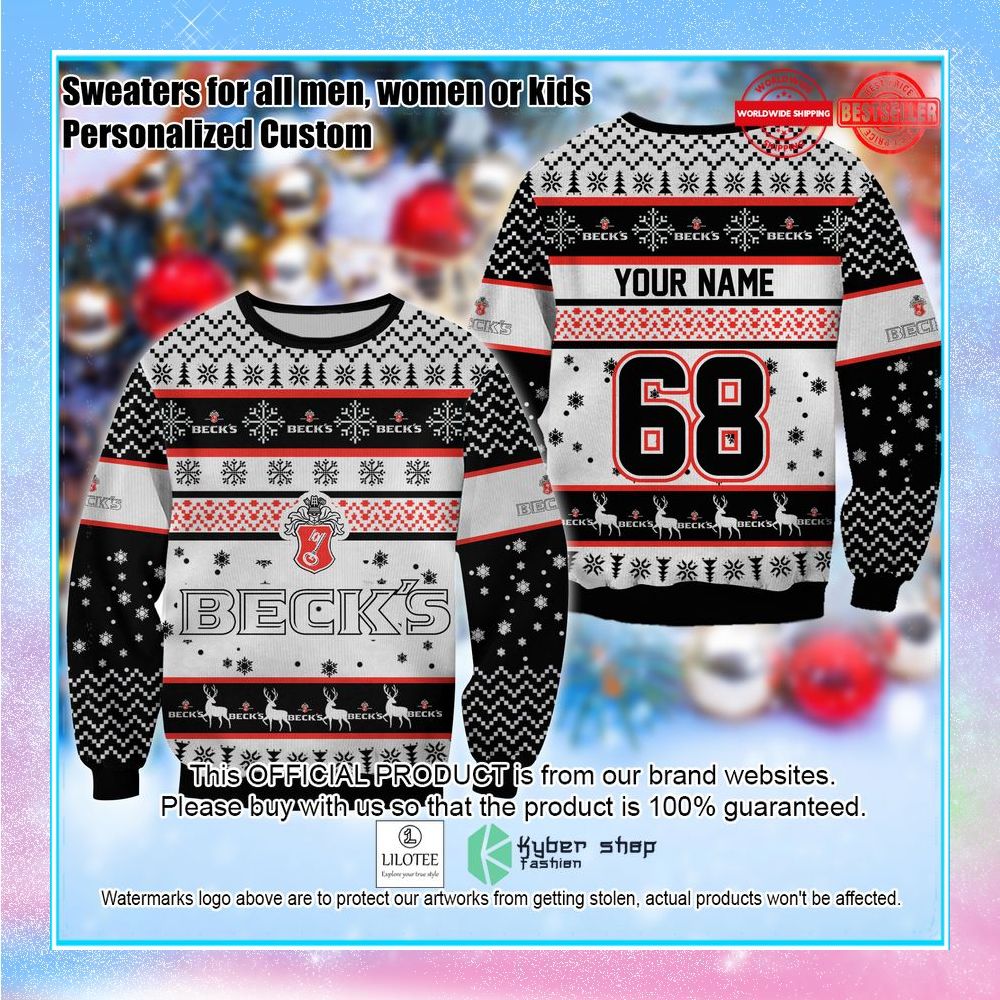 personalized becks ugly sweater 1 585