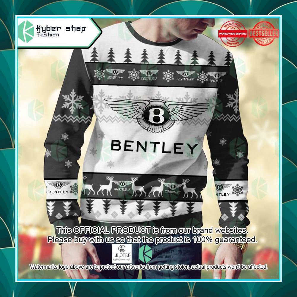 personalized bentley ugly christmas sweater 2 865