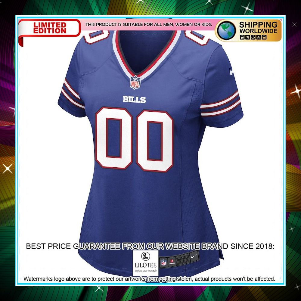 personalized buffalo bills womens royal football jersey 2 959