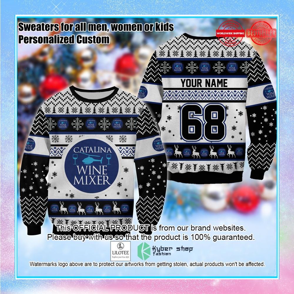 personalized catalina wine mixer ugly sweater 1 226