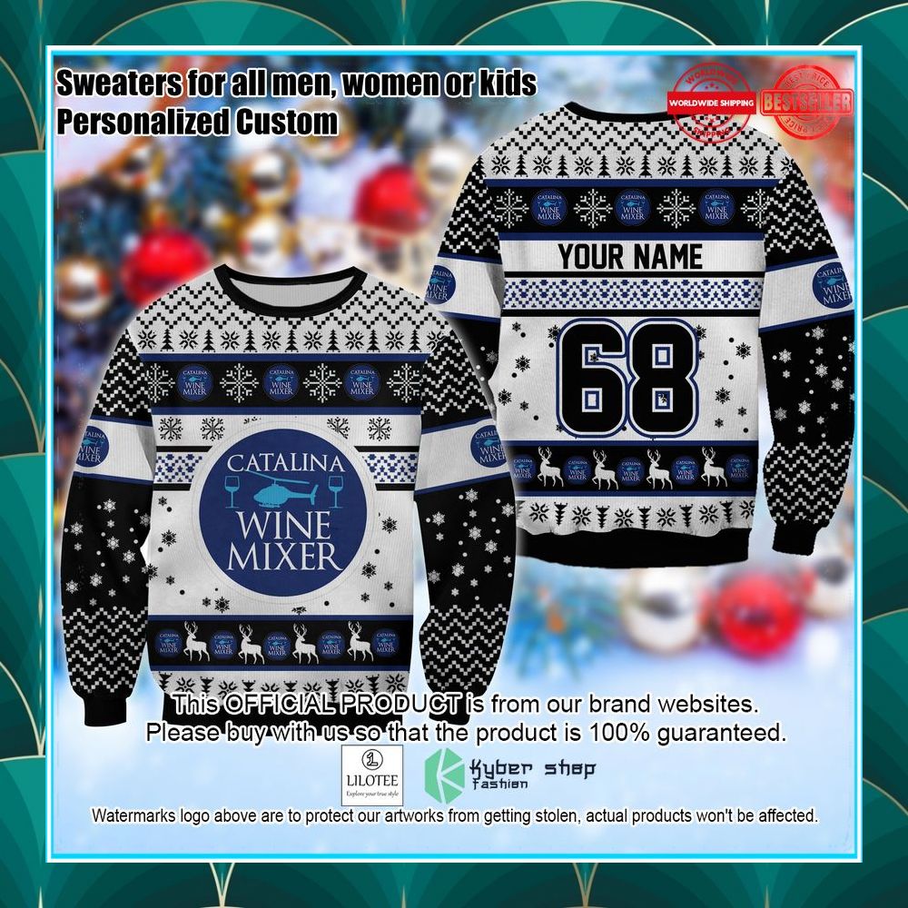personalized catalina wine mixer ugly sweater 1 747