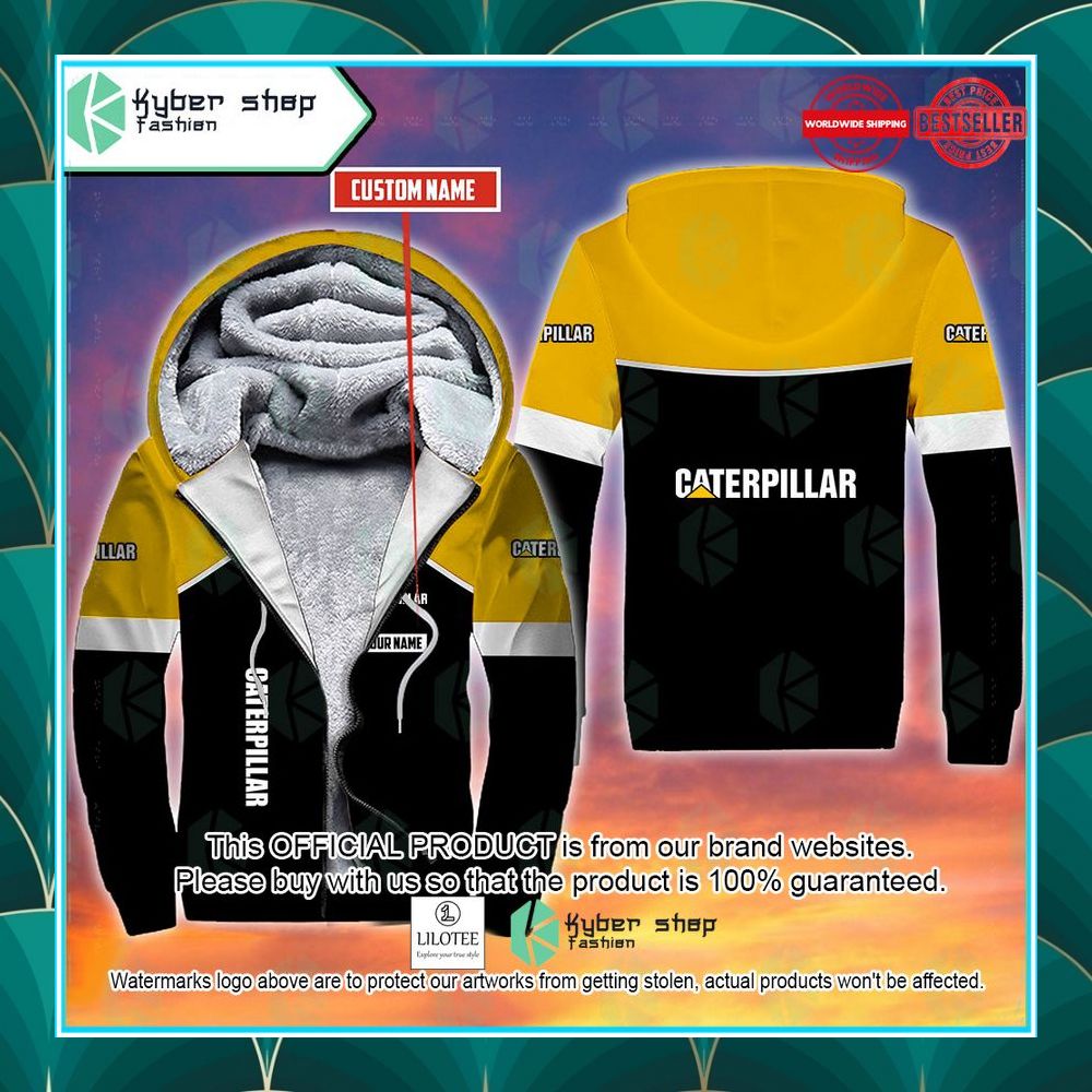 personalized caterpillar fleece hoodie 1 678