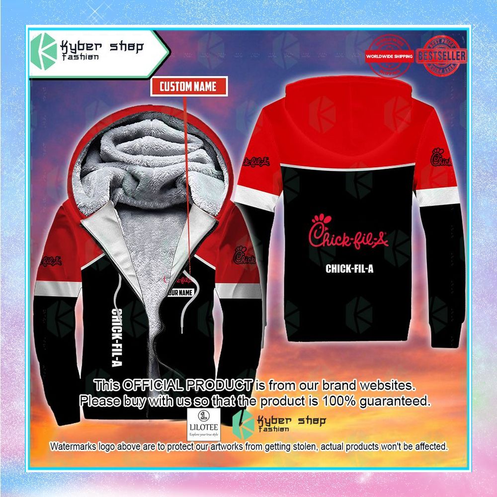 personalized chick fil a fleece hoodie 1 477