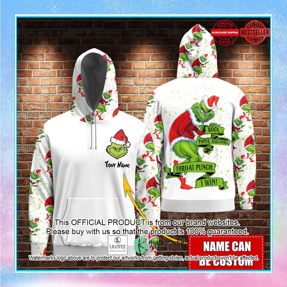 personalized christmas grinch shirt hoodie 2 392