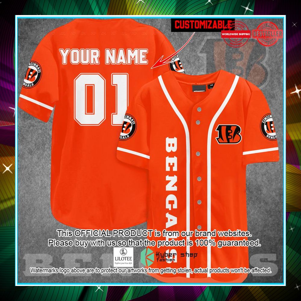 personalized cincinnati bengals baseball jersey 1 879