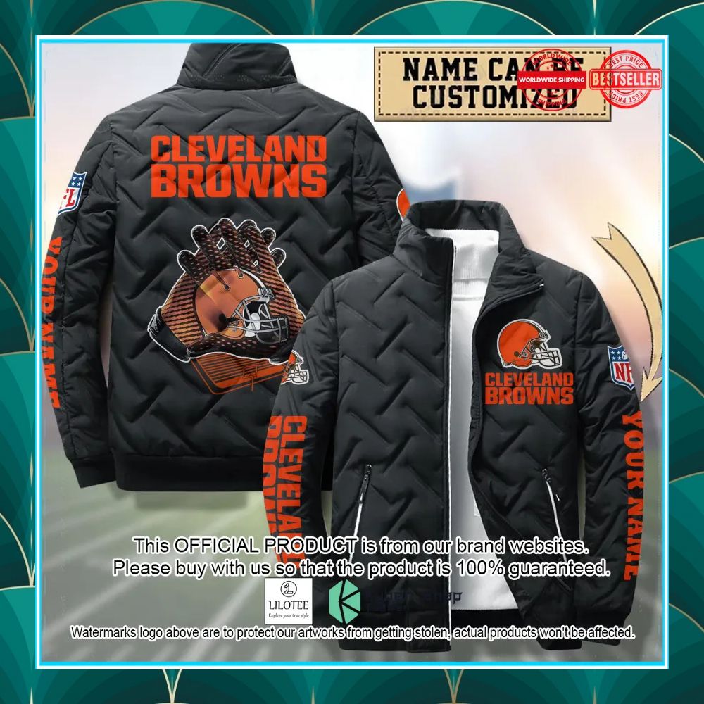 personalized cleveland browns nfl puffer jacket 1 198