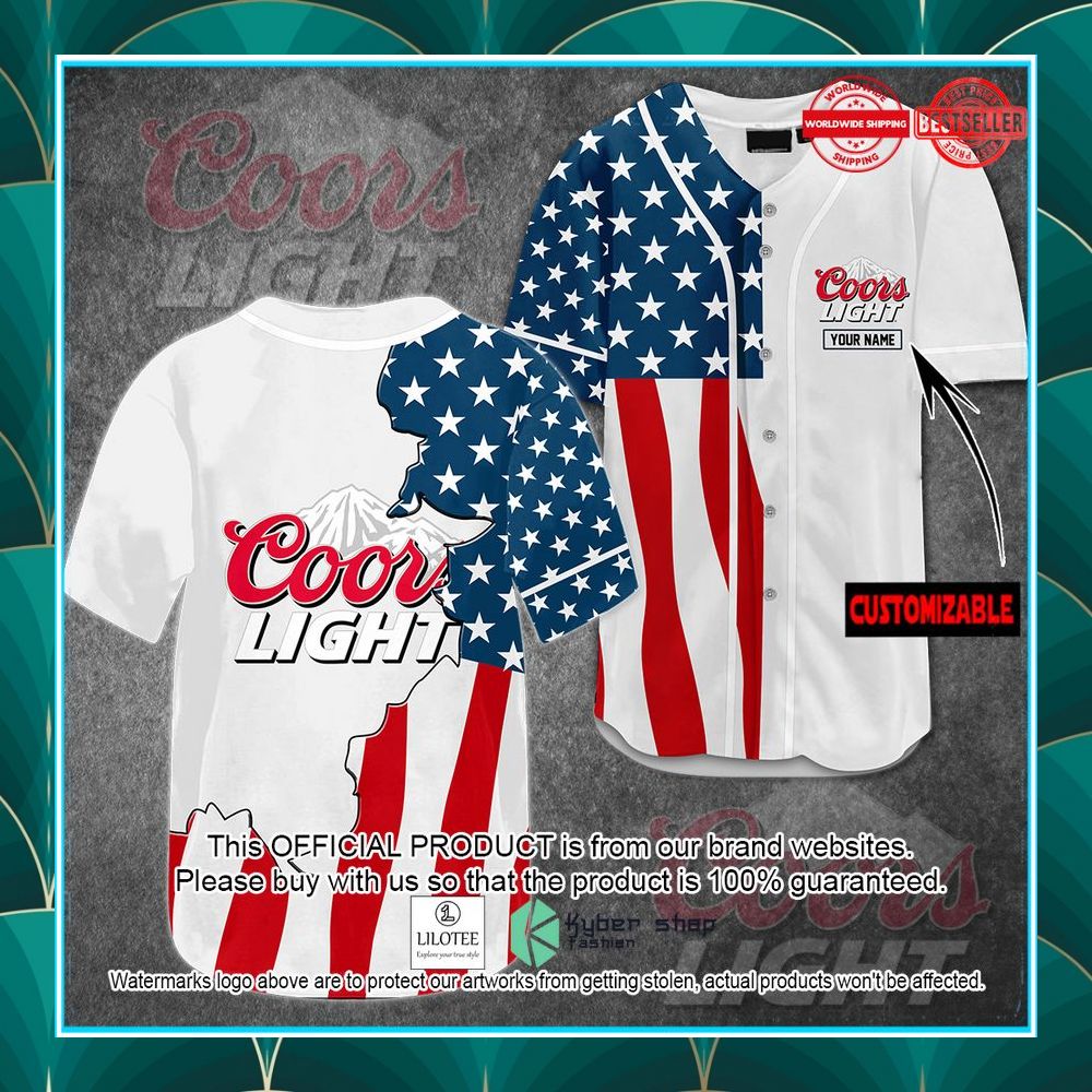personalized coors light united states flag baseball jersey 1 734