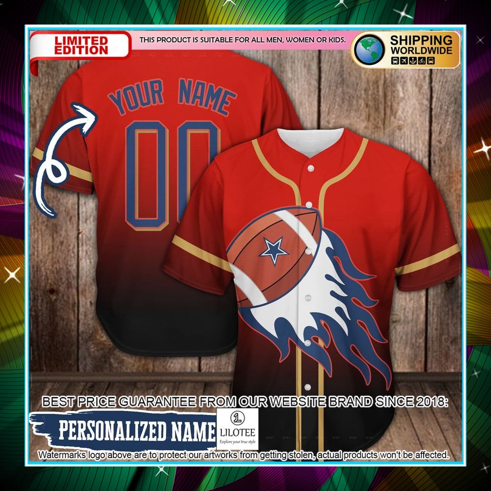 personalized dallas cowboys red baseball jersey 1 285